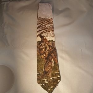 🌞100% Silk Wembley Endangered Species Neck tie.